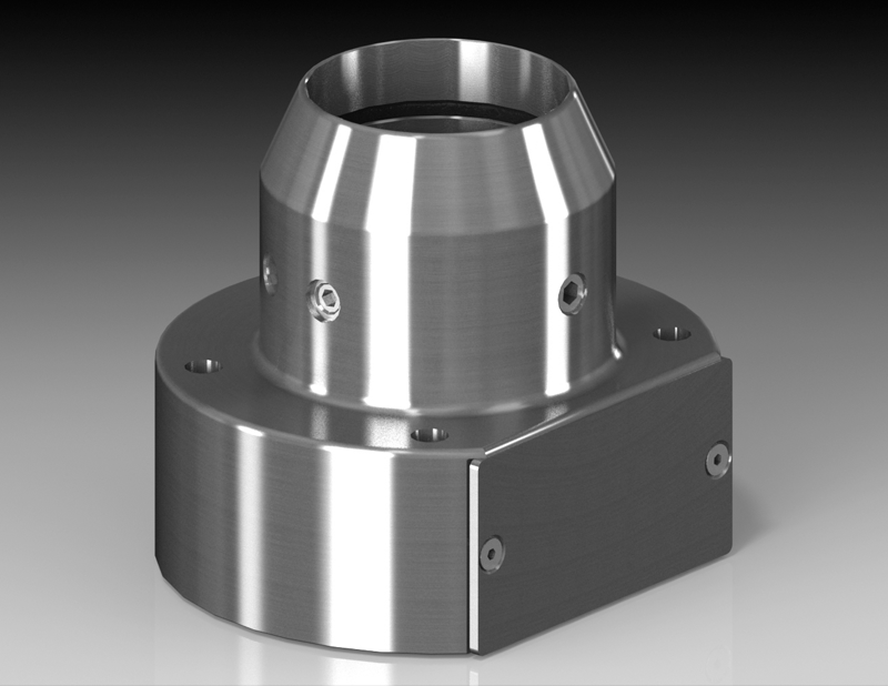 SCE-SASFSCO | Saginaw Control | S.S. Floor Stand with Cable outlet