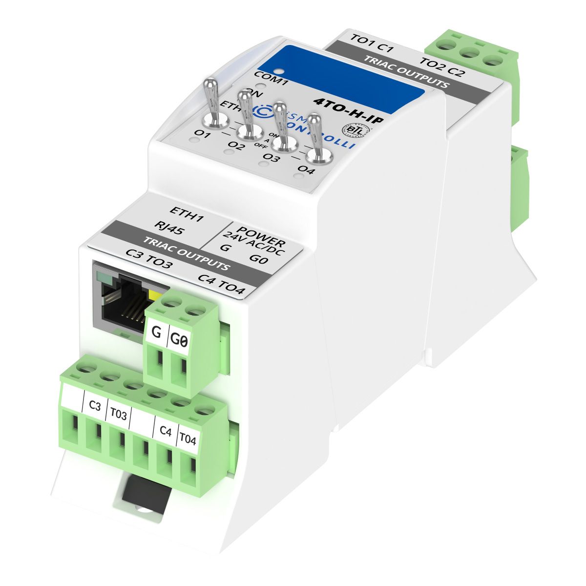 iSMA-B-4TO-H-IP | iSMA Controlli | I/O module with Modbus TCP/IP or