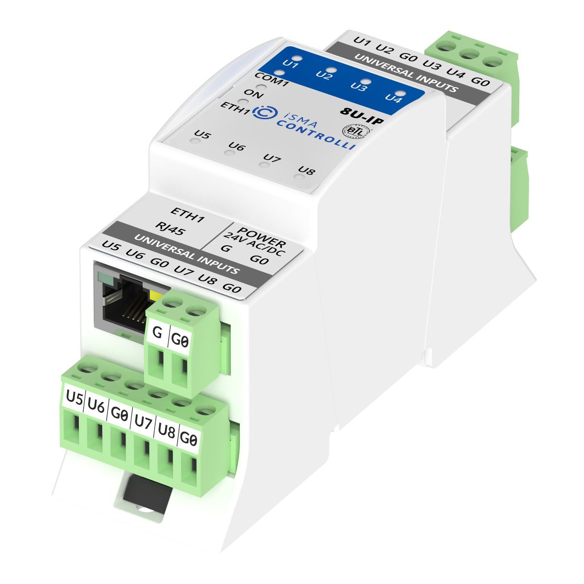iSMA-B-8U-IP | iSMA Controlli | I/O module with Modbus TCP/IP or