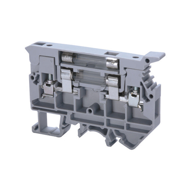 CAFL4U/BU | Altech | DIN Term Blk, Screw, Fuse 1/4x1"