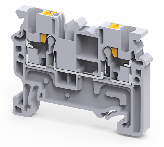 CP2.5/DB | Altech | DIN Term Blk, Push-In, Feed-Thru