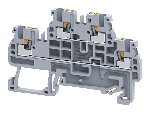 CPDL1.5/R | Altech | DIN Term Blk, Push-In, Dbl Level