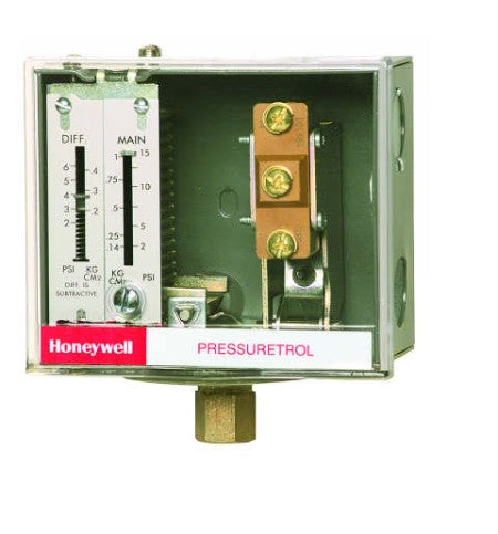 L404F1243/U | Honeywell Thermal | PRESSURETROL W/SIPHON 2-50PSI SPDT
