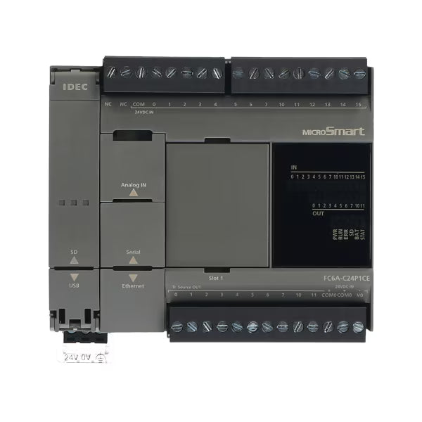 FC6A-C24R1CE | IDEC | 24IO CPU 24VDC Relay