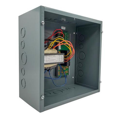 Three Output AC Power Supply, 3 100 VA, Class 2 Outputs, 480/277/240/120 to 24 VAC, Metal Enclosure