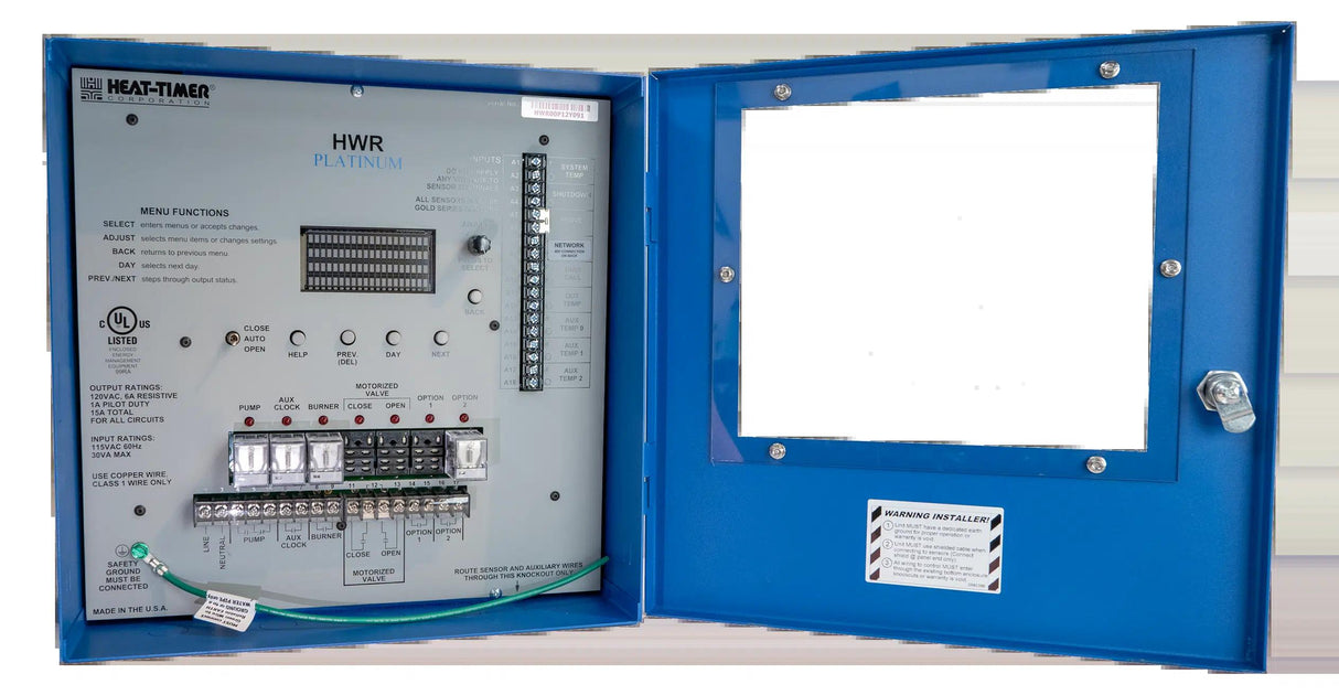 926795-BAC | Heat-Timer | HWR Platinum Series with BACnet-IP or MS