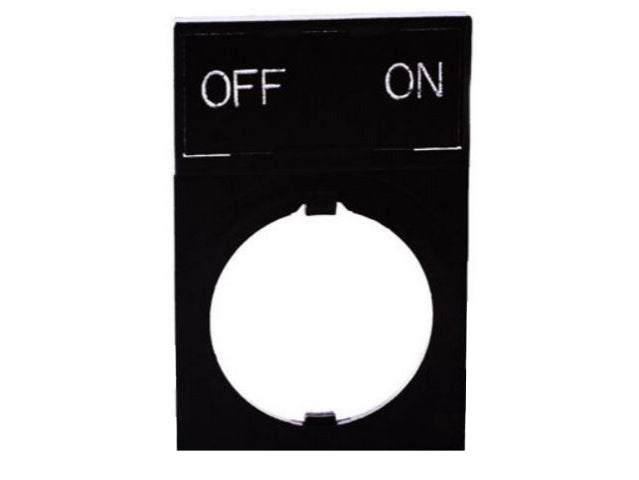 HWAQ-119 | IDEC | 22mm RESET Nameplate