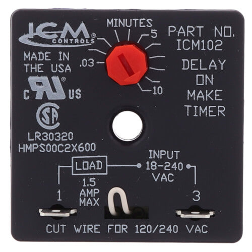 ICM102B | ICM Controls | Timer, Time Delay