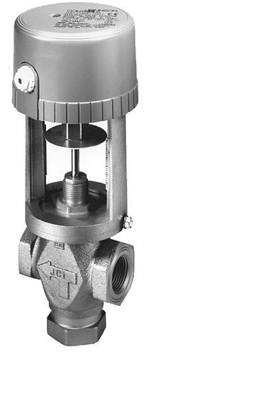 VG7000 Series Brass Trim Globe Valves with VA-715x Series Electric Actuator, Proportional, Non-Spring Return, 24 VAC, 0-10 VDC, 90 Inch-lbs, Screw Terminal, NEMA 2