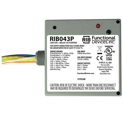 RIB043P | Functional Devices | Relay, Enclosed