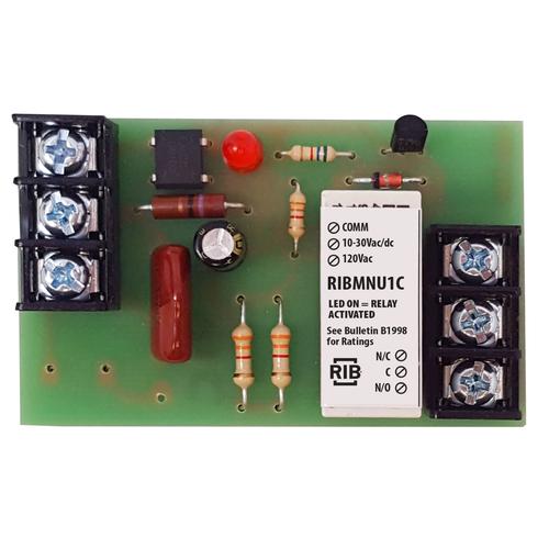 RIBMNU1C | Functional Devices | 15 amp SPDT Track Mount Relay