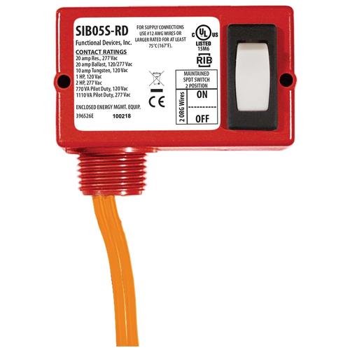 SIB05S-RD | Functional Devices | Switch 20 Amp 2 Position Maintained