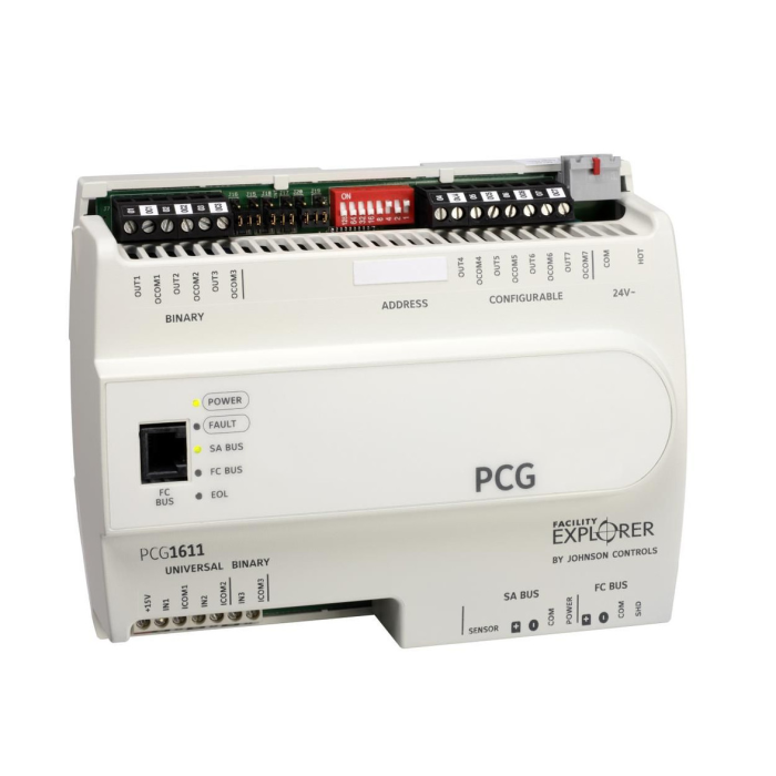 FX-PCG1611-1ET | Johnson Controls | FX-PCG W/ 10 I/O; NO DISP; FX-PCG GE
