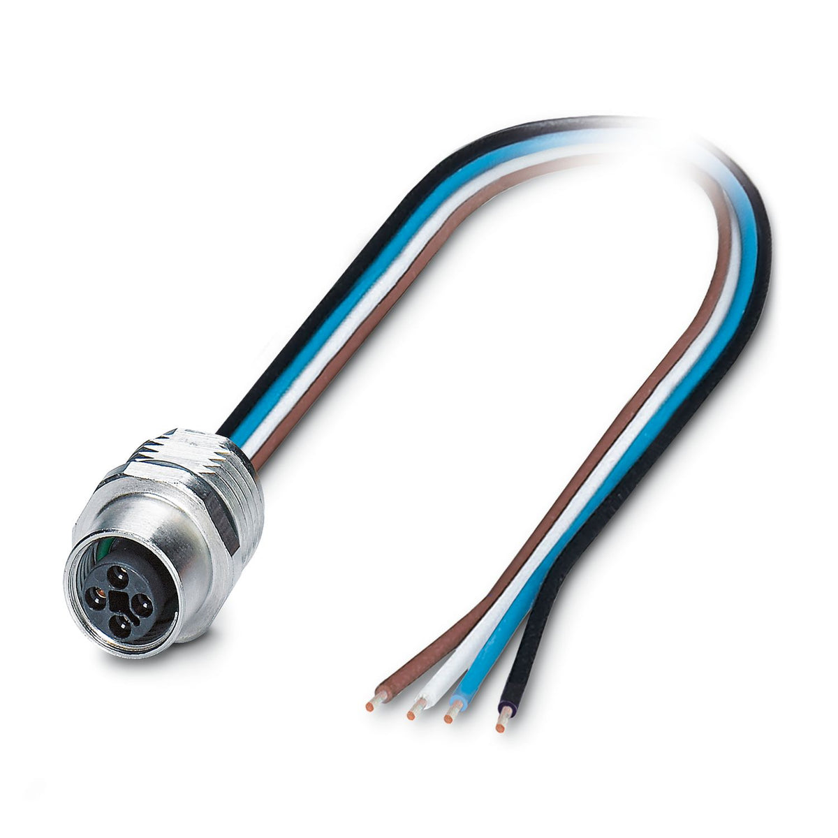 Parallel Wire Using Phoenix Clips 1424138 | Phoenix Contact | Device Connector Front Mounting, Power, 4 ...