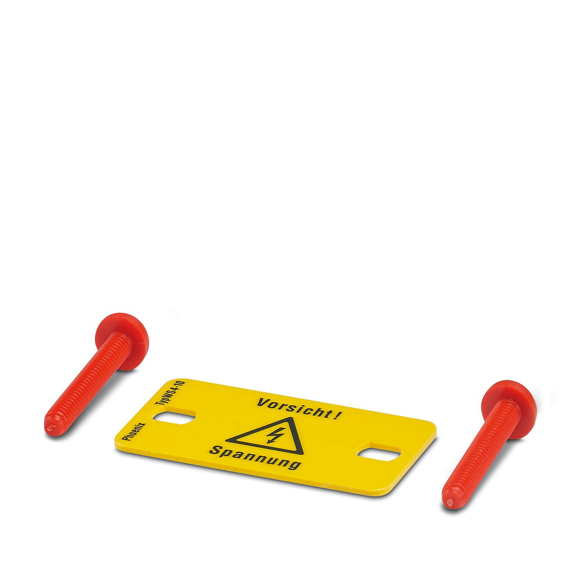 1004225 | Phoenix Contact | Warning Label, Plate, Yellow/Black, Labeled ...