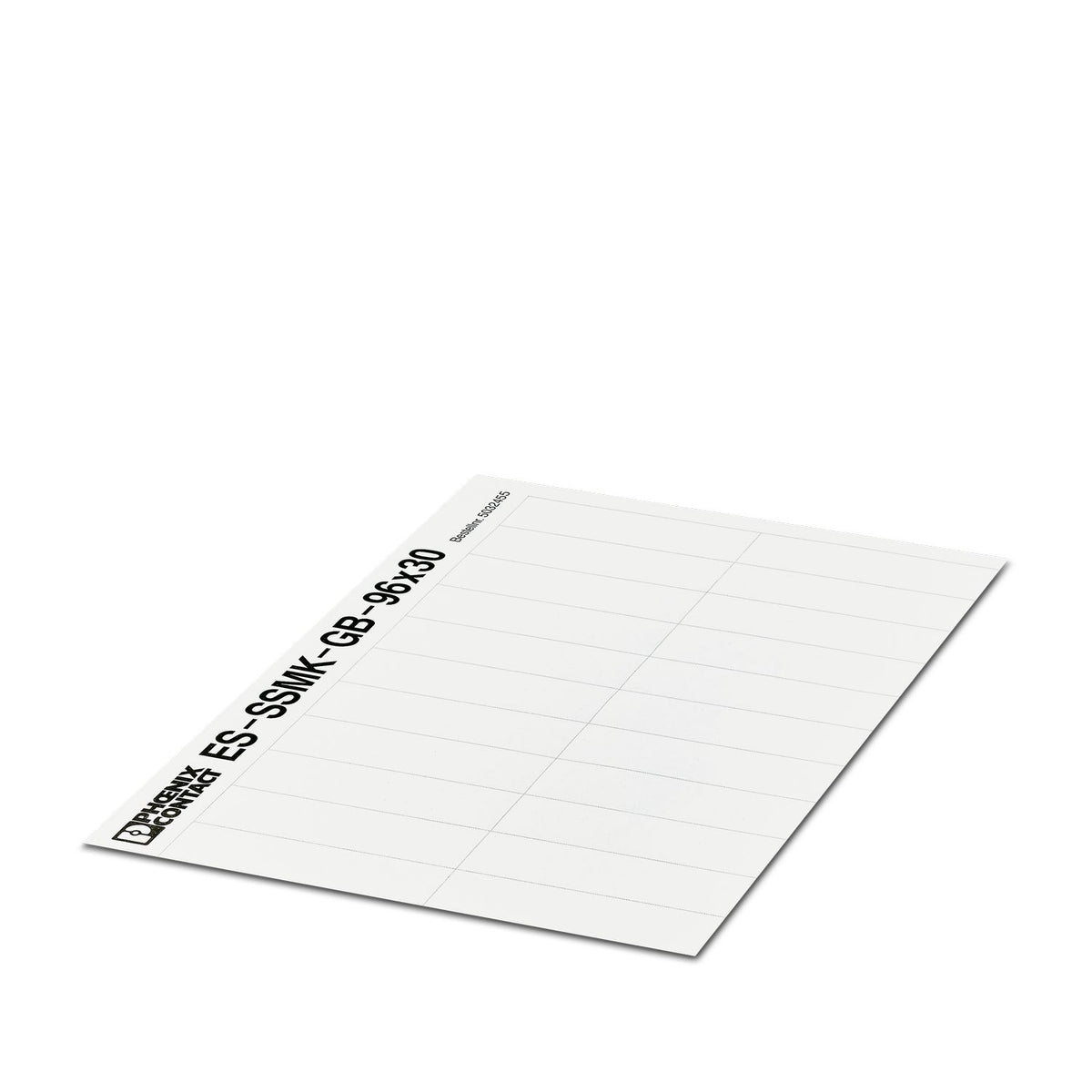 5032455 | Phoenix Contact | Insert Strip, Sheet, Transparent/White ...