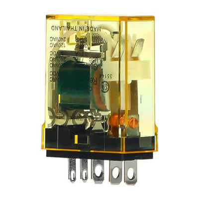 RH Series Power Relay, Plug-In, SPDT, 10 Amp, 24 VAC Coil