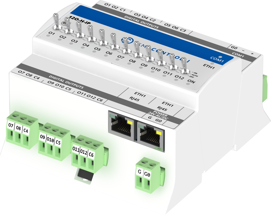 iSMA-B-12O-H-IP | iSMA Controlli | I/O module with Modbus TCP/IP