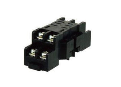 SH Series Standard DIN Rail Mount Screw Type Socket, 2 Pole for RH2B Power Relay