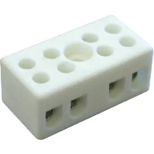 CB6/4H | Altech | Ceramic Term Blk, Panel Mount, 4 Pole