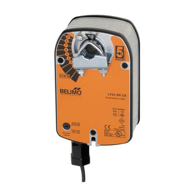 Damper Actuator, 35 Inch-lb (4 Nm), Spring Return, AC/DC 24 V, 2...10 V, modulating