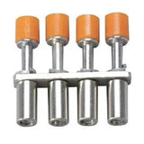 CA743/4 | Altech | Internal Jumper, Screw, 8mm spacing, 4 p