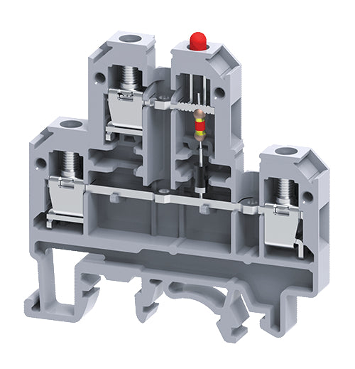 CDL4U(E)LD5/110 | Altech | DIN Term Blk, Screw, Voltage Indicator A