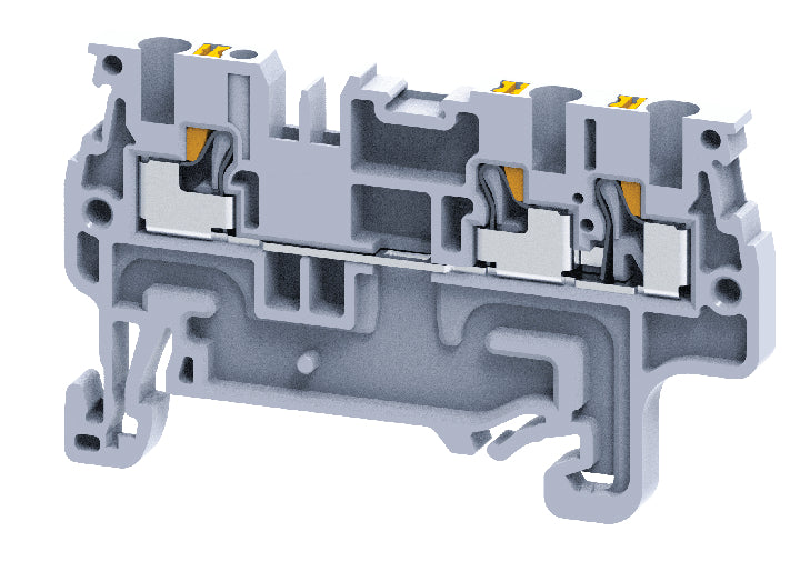 CP1.5/3/O | Altech | DIN Term Blk, Push-In, 3 Conn
