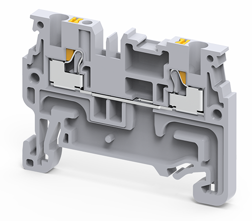 CP1.5/BU | Altech | DIN Term Blk, Push-In, Feed-Thru