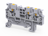 CP2.5/3/BU | Altech | DIN Term Blk, Push-In, 3 Conn