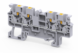 CP2.5/4/BL | Altech | DIN Term Blk, Push-In, 4 Conn