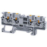 CP4/4/Y | Altech | DIN Term Blk, Push-In, 4 Conn