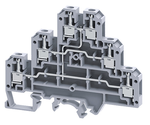 CTL2.5U(I.S)/W | Altech | DIN Term Blk, Screw, Triple Level