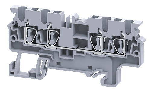 CX2.5/4/G | Altech | DIN Term Blk, Spring, 4 Conn