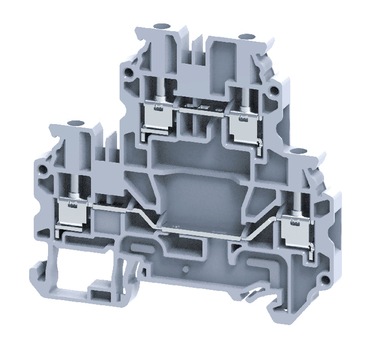 CYDL2.5/R | Altech | DIN Term Blk, Screw, Dbl Level