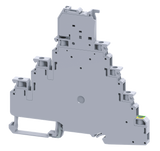 CYTLGF2.5L6-60V | Altech | DIN Term Blk, Screw, 3-Level, Fuse, LED