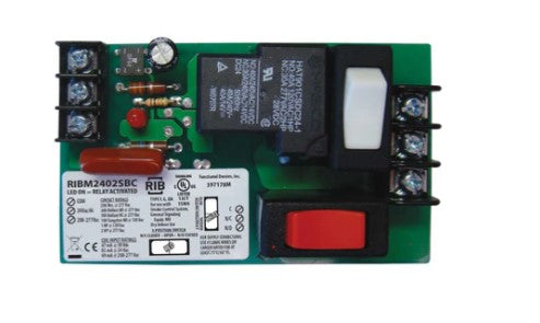 RIBM2402SBC | Functional Devices | Power Relay 20 Amp SPDT  Override 24