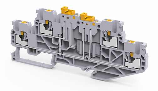CPDLK2.5(I.S) | Altech | DIN Term Blk, Push-In, Disconnect, Dbl L