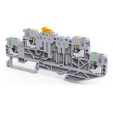 CPDLKFT2.5 | Altech | DIN Term Blk, Push-In, Disconnect, Dbl L