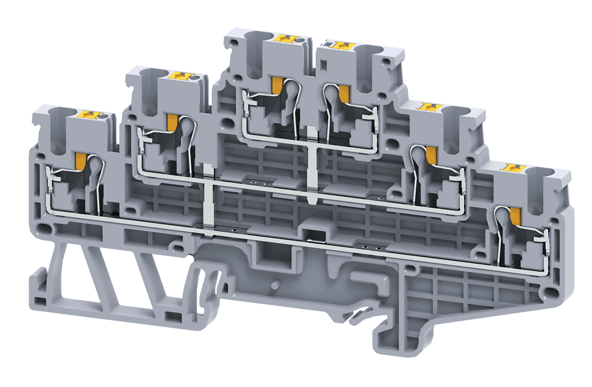 CPTL2.5(I.S) | Altech | DIN Term Blk, Push-In, Triple Level