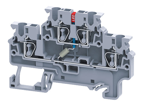 CXDL2.5(E)LD1/6-60V | Altech | DIN Term Blk, Spring, Dbl Level
