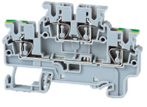 CXDLG2.5 | Altech | DIN Term Blk, Spring, Dbl Level