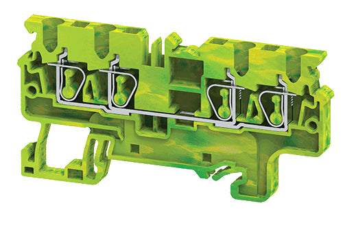 CXG2.5/4 | Altech | DIN Term Blk, Spring, Grnd