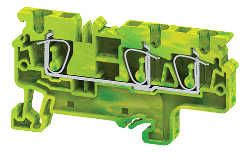 CXG4/3 | Altech | DIN Term Blk, Spring, Grnd