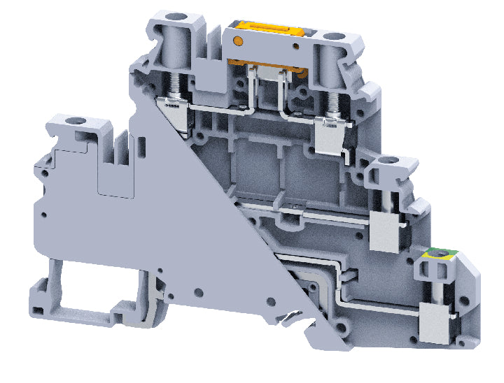 CYDLGK4 | Altech | DIN Term Blk, Screw, Disconnect