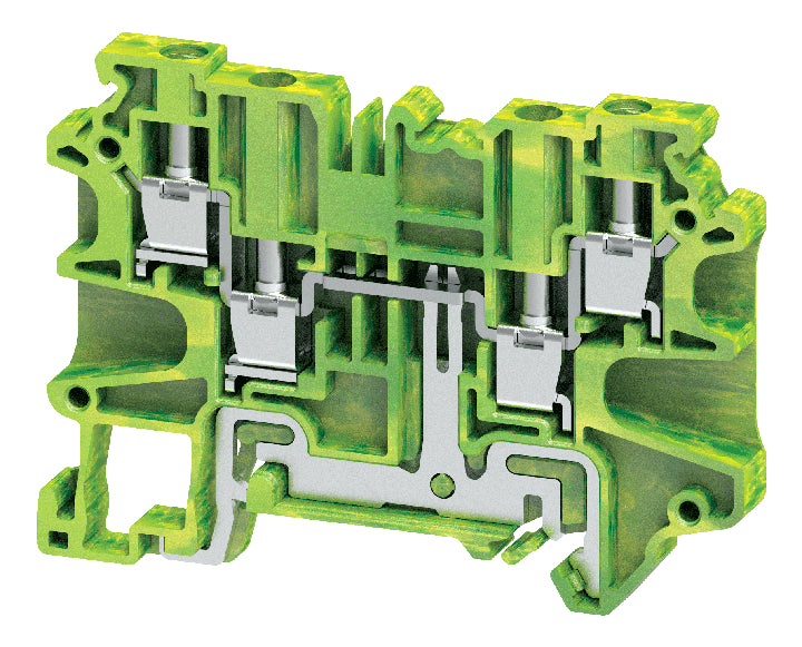 CYG4/4 | Altech | DIN Term Blk, Spring, Grnd