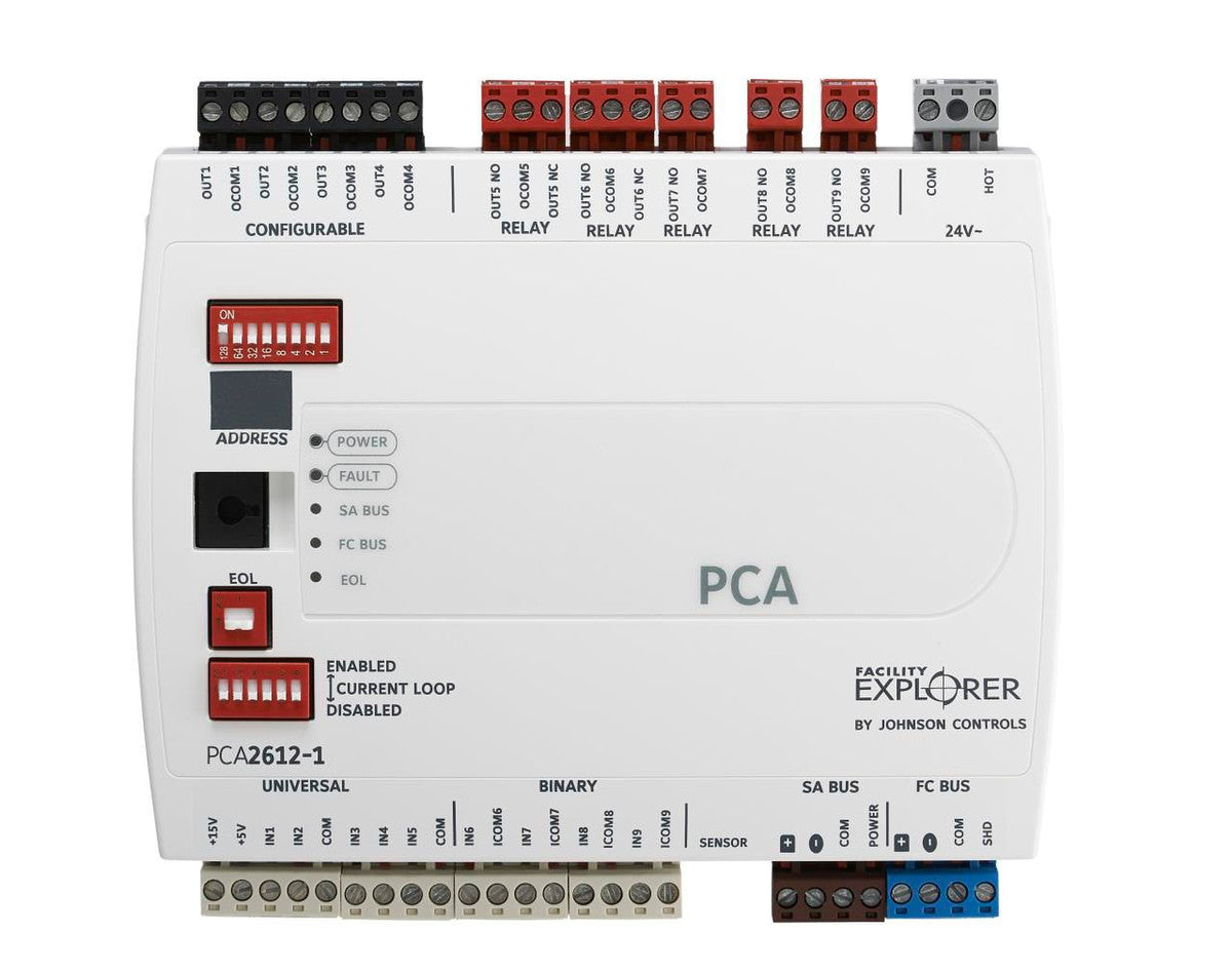 FX-PCA2612-1 | Johnson Controls | Prog Controller, 18pt, BACnet, MS/TP