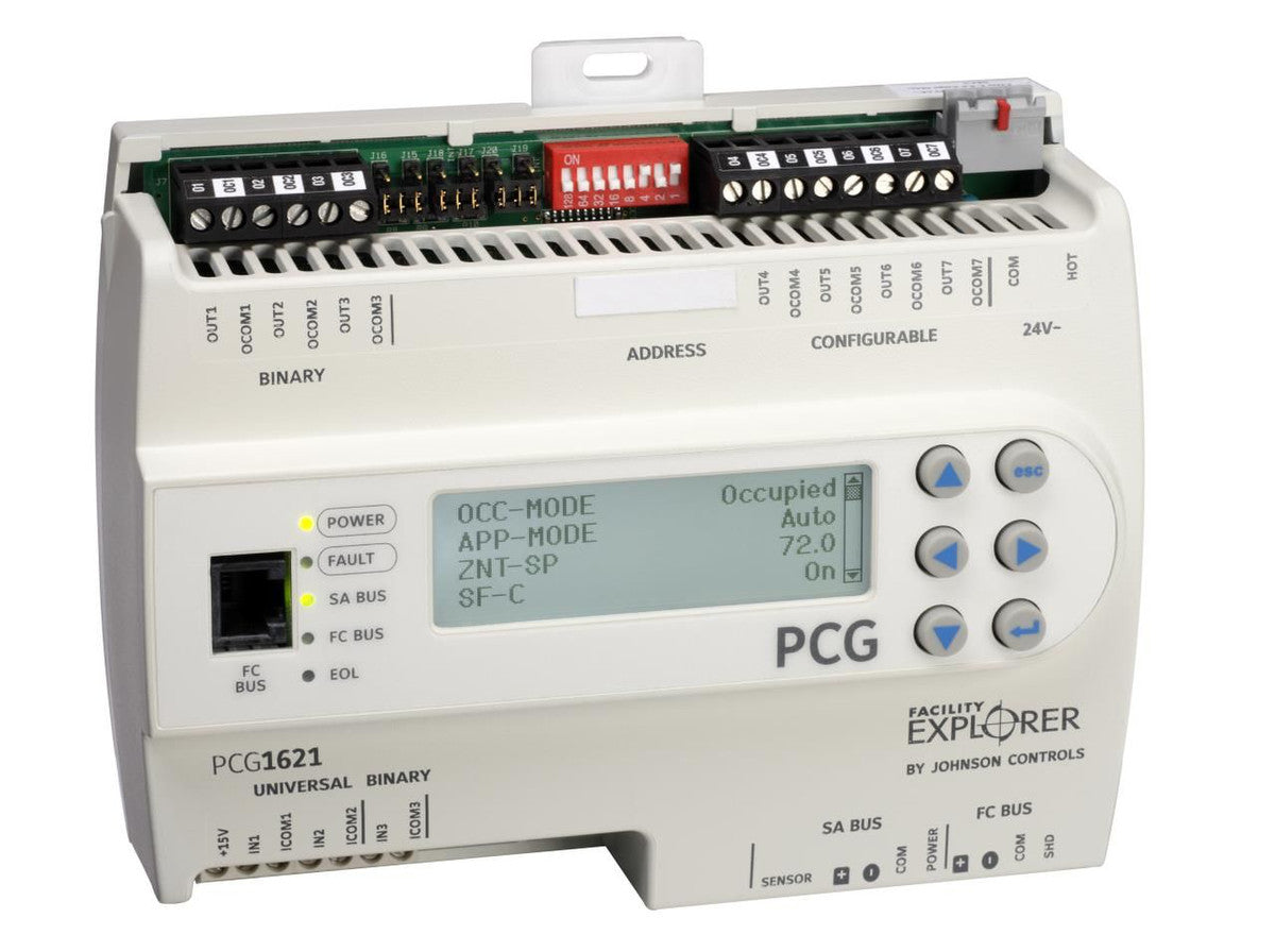 FX-PCG1621-1 | Johnson Controls | Prog Controller w/ Disp, 10pt, 3I /7O