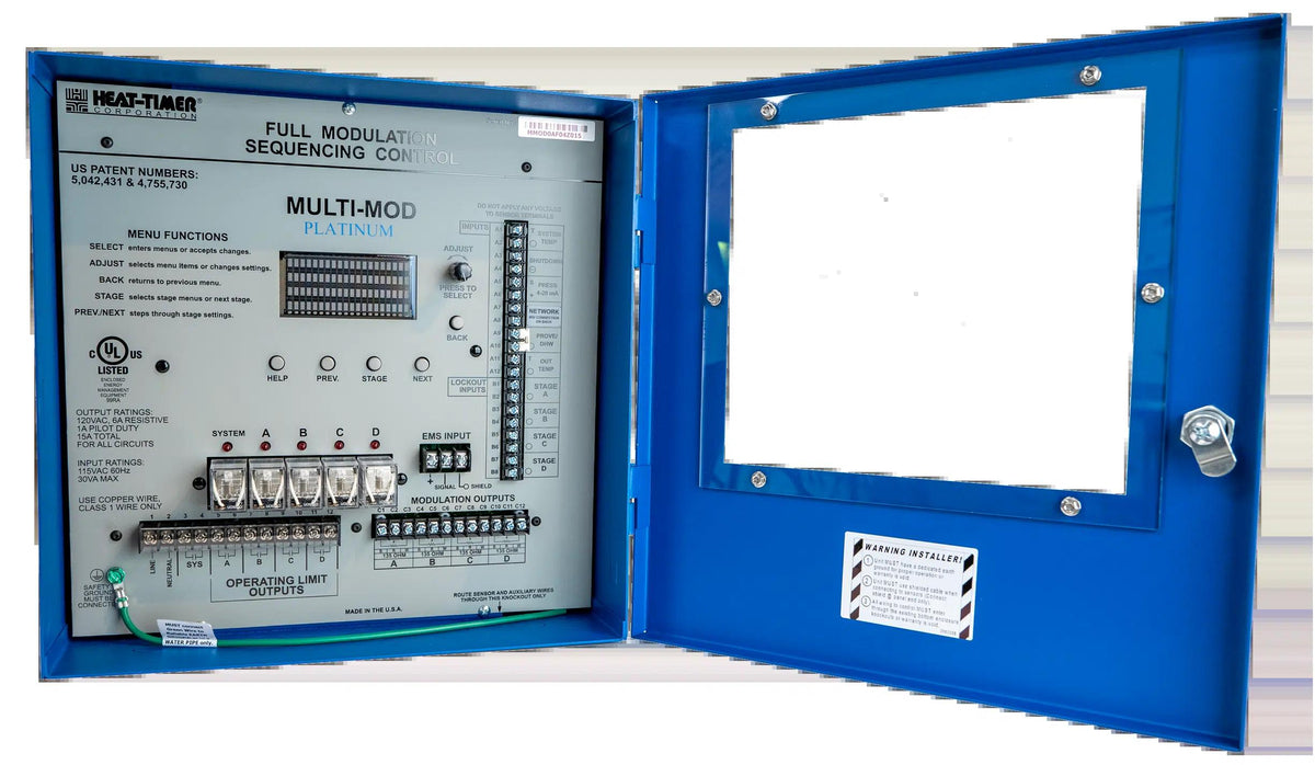 Boiler Modulation Control 926650-C/V | Heat-Timer | HeatTimer Multi-MOD Platinum Multiple Boiler ...