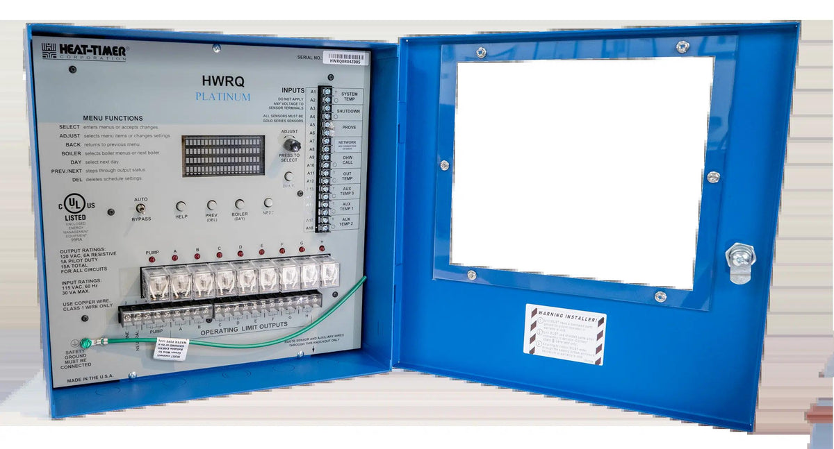 Hydronic Riser Control 926800-00 | Heat-Timer | HeatTimer HWRQ Platinum Hydronic Sequencing ...